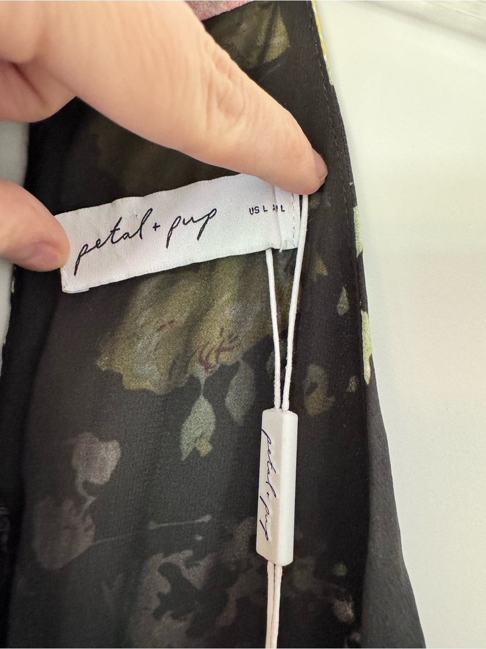 Petal & Pup Anabelle Funnel Neck Satin Midi - Picture 7 of 9